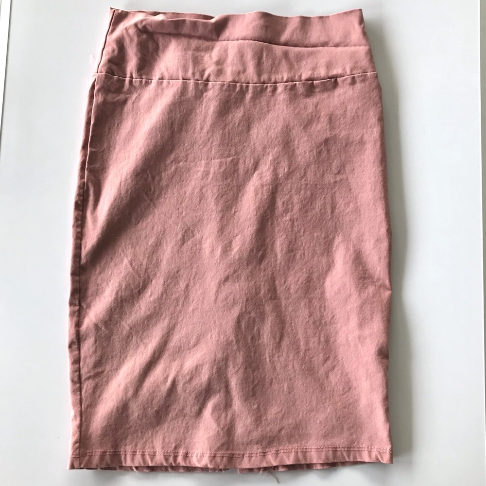 MARIANNE Pink Skirt stretchy pull up Small